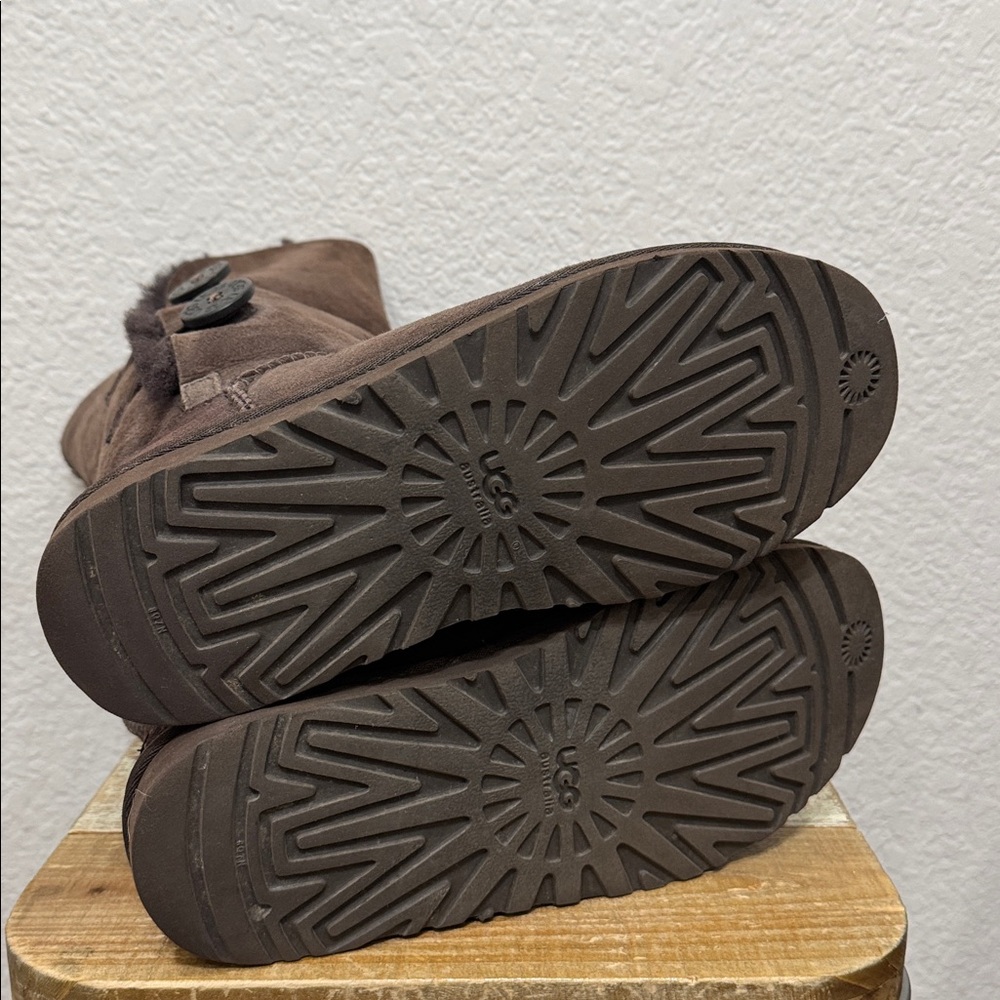 UGG Bailey Button Triplet Three Button Brown Boot… - image 7